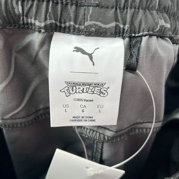 Puma X ninja turtles NWT men’s puma tech pants large relaxed fit - Picture 9 of 14